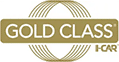 Gold Class I-CAR certification logo, representing high standards in auto body repair and collision repair services, relevant for Hyundai certified collision repair at db Orlando Collision.