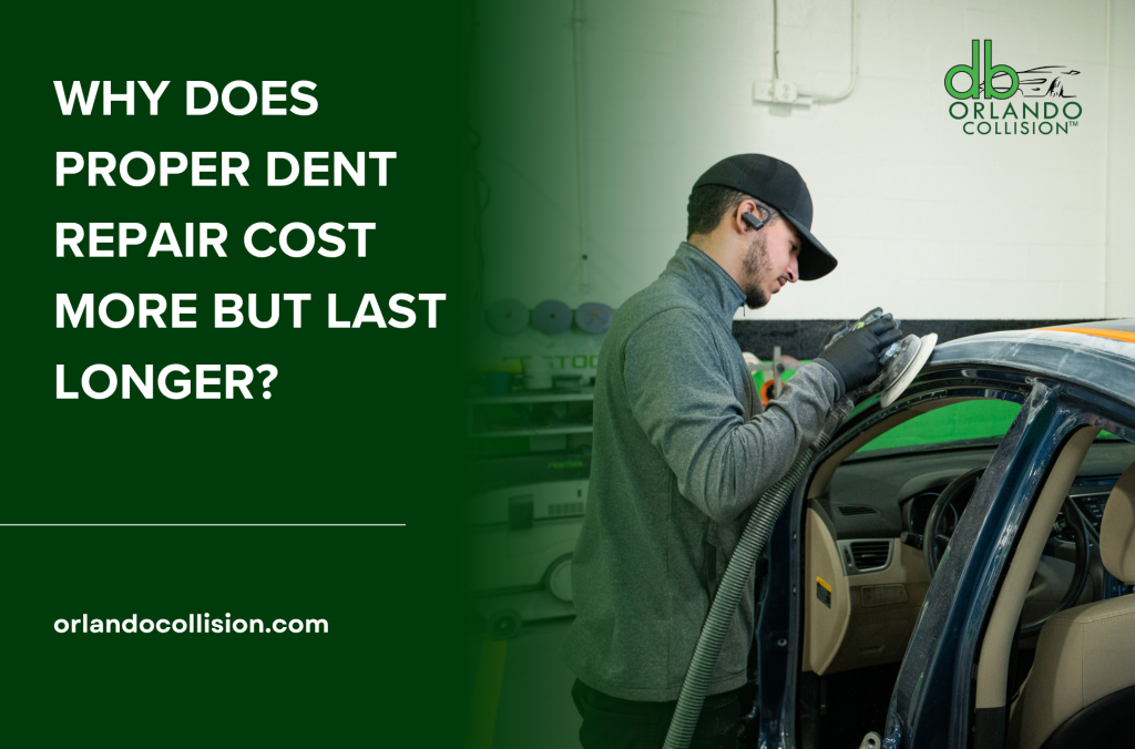 Why Does Proper Dent Repair Cost More But Last Longer